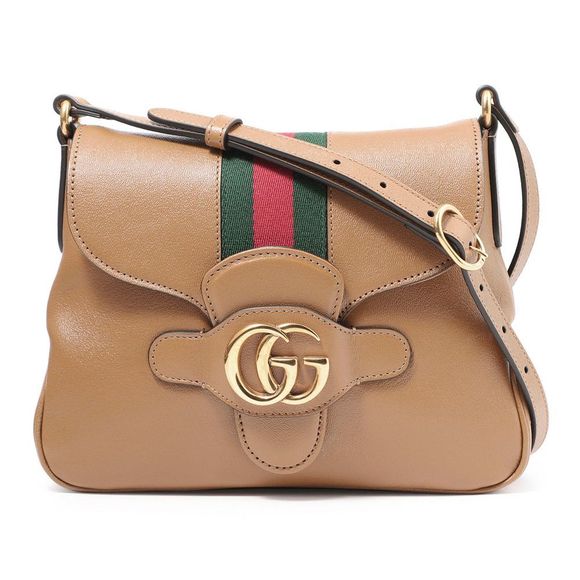 Gucci Shoulder Bag Brown GG Marmont - Picture 2 of 8